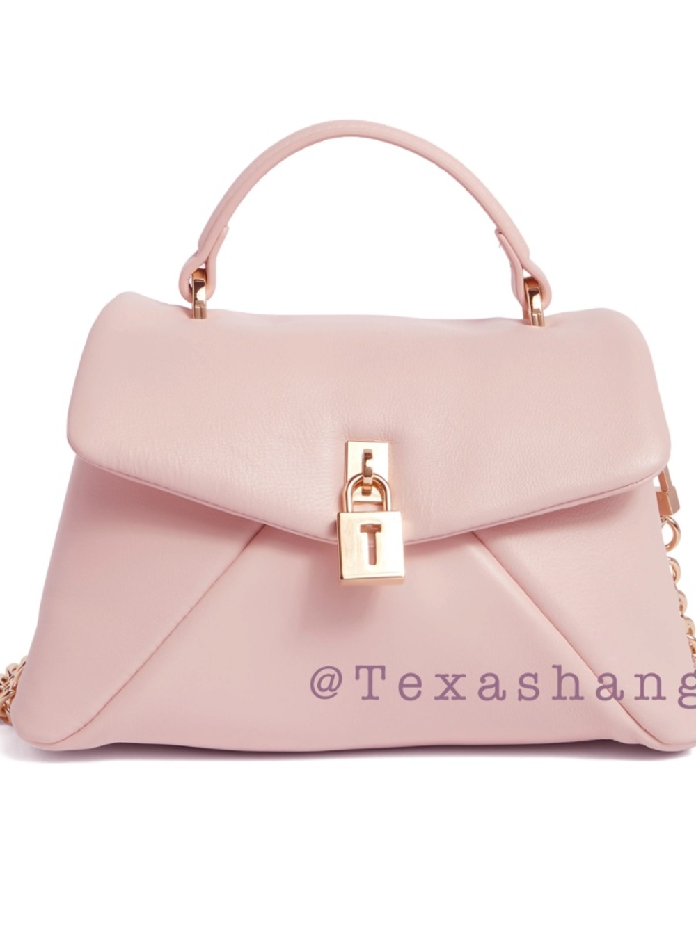 Ted Baker Poppy Mini Satchel Bag Light Pink NWT